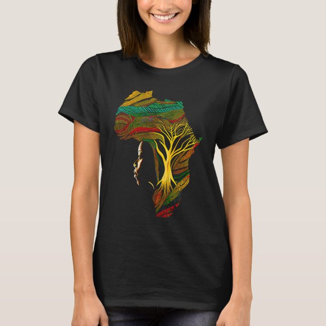 Black history month  African American Ancestors' r T-Shirt (Front)