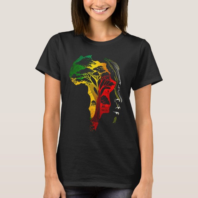 Black history month  African American Ancestors' r T-Shirt (Front)