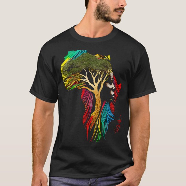Black history month  African American Ancestors' r T-Shirt (Front)