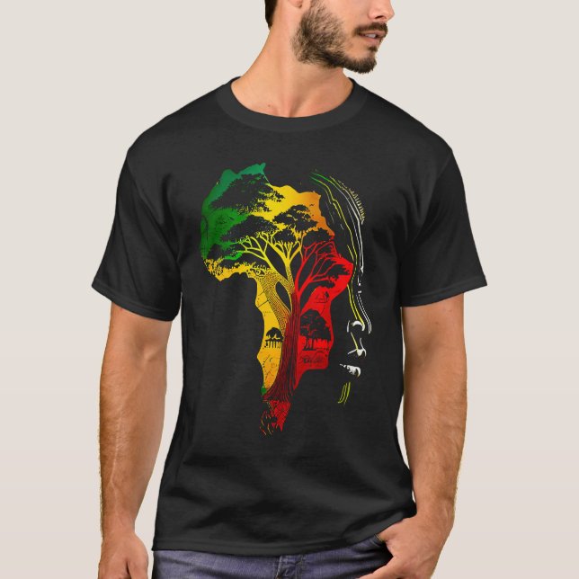 Black history month  African American Ancestors' r T-Shirt (Front)