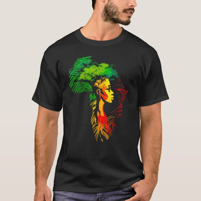 Black history month  African American Ancestors' r T-Shirt (Front)