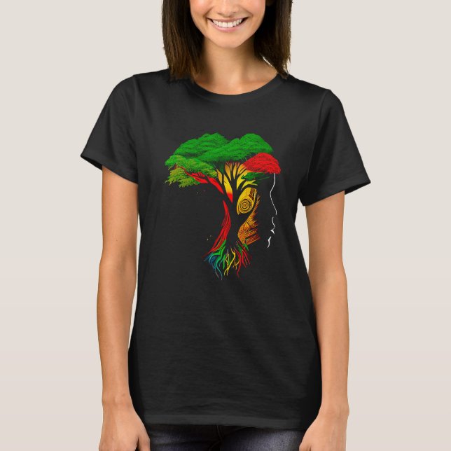 Black history month  African American Ancestors' r T-Shirt (Front)