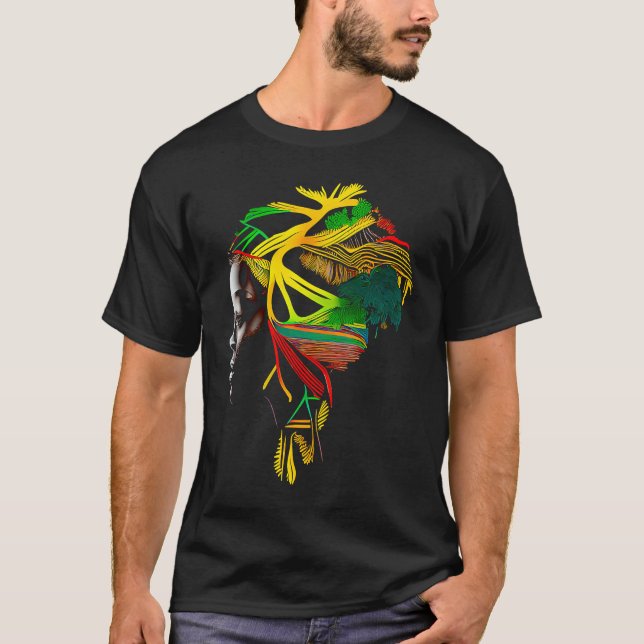 Black history month  African American Ancestors' r T-Shirt (Front)