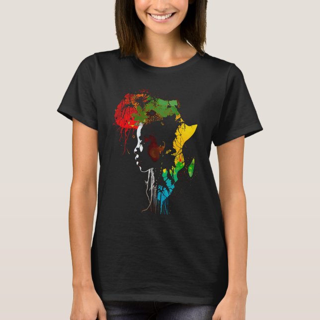 Black history month  African American Ancestors' r T-Shirt (Front)