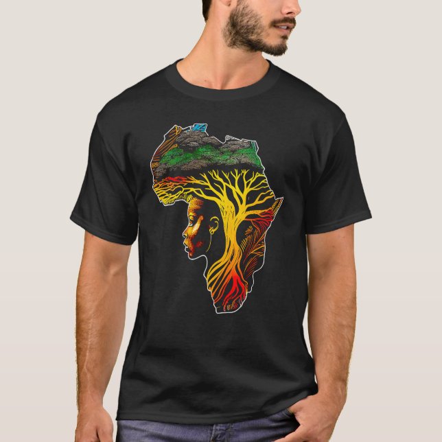 Black history month  African American Ancestors' r T-Shirt (Front)