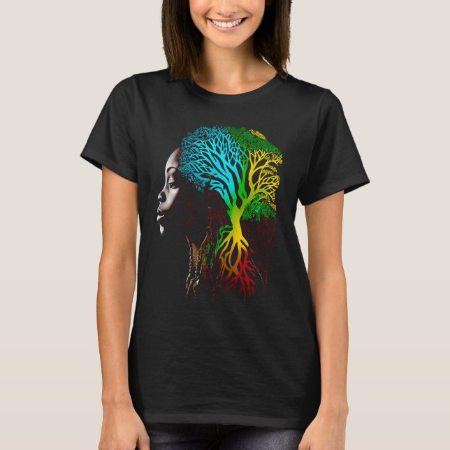 Black history month  African American Ancestors' r T-Shirt (Front)