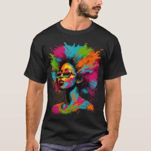 Black History Month African American Black Queen T-Shirt