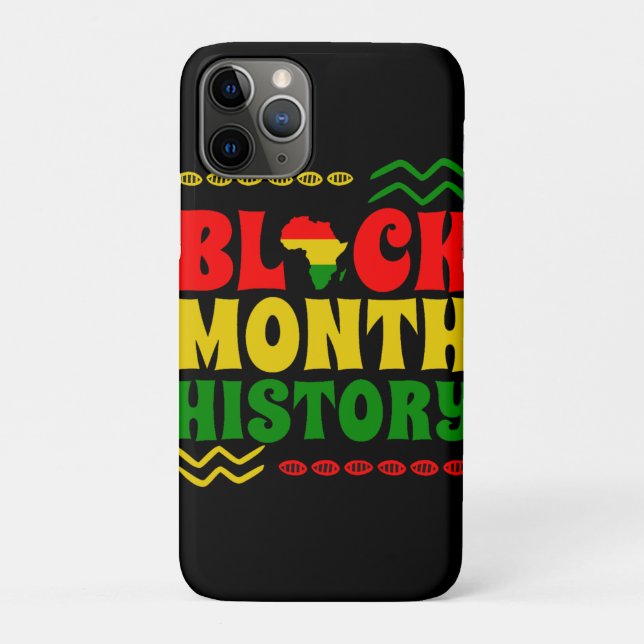 Black History Month, African american Case-Mate iPhone Case (Back)