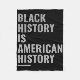 Black History Month - African American Celebration Fleece Blanket