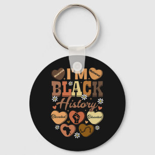 Black History Month African American Celebration Key Ring