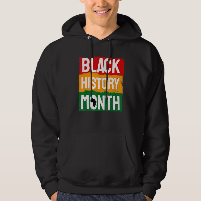 Black History Month African American Country Celeb Hoodie (Front)