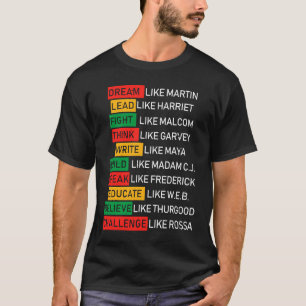 Black History Month African American Country Celeb T-Shirt