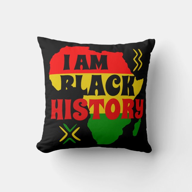 Black History Month, African american  Cushion (Front)