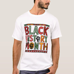 Black History Month African American Heritage Men T-Shirt