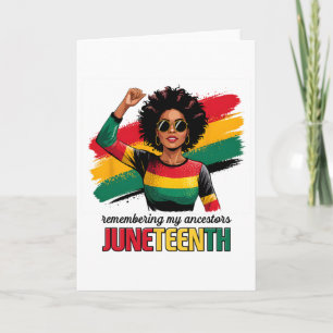Black History Month African American Juneteenth Gi Card