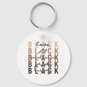 Black History Month African American Juneteenth Me Key Ring