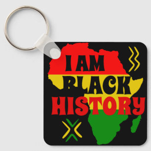 Black History Month, African american Key Ring