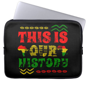 Black History Month, African american Laptop Sleeve