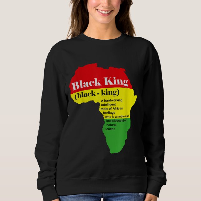 Black History Month African American Male Sweatshirt (Front)