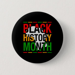 Black History Month African American Melanin Pride 6 Cm Round Badge