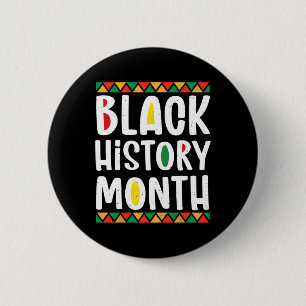 Black History Month African American Men Women Kid 6 Cm Round Badge