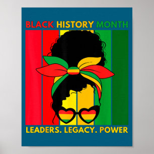 Black history month african american poster