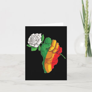 Black History Month African American Pride Celebra Card
