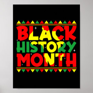 Black History Month African American Pride Celebra Poster