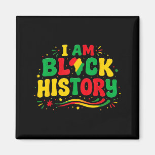 Black History Month African American Pride Magnet