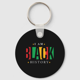 Black History Month African American Pride Melanin Key Ring