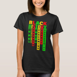 Black History Month African American Pride Melanin T-Shirt