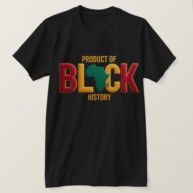Black History Month, African American Pride Shirt  (Design Front)