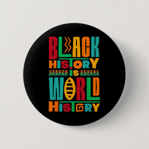 Black History Month African American Rights  6 Cm Round Badge