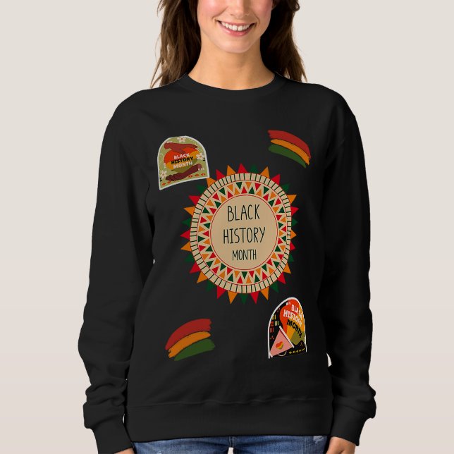 Black History Month African American Sweatshirt (Front)