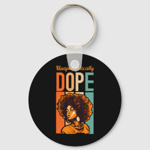 Black History Month African American Unapologetica Key Ring