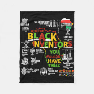 Black history month african american women men  fleece blanket