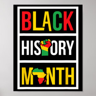 Black History Month - African Civil Rights Empower Poster