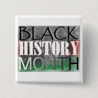 Black History Month (African Flag) 15 Cm Square Badge