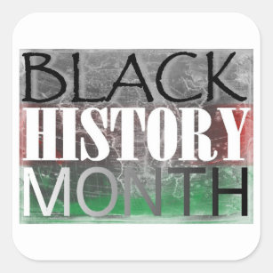 Black History Month (African Flag) Square Sticker