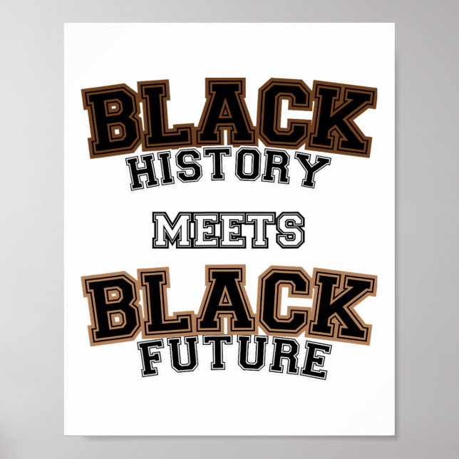 Black History Month African Future  Poster (Front)