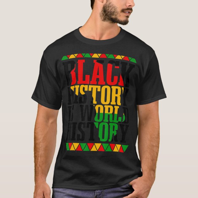 Black History Month African Heritage T-Shirt (Front)