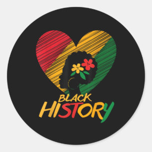Black History Month African Pride American Sticker