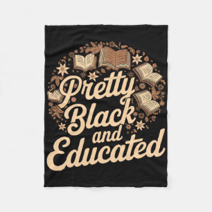 Black History Month African Roots Melanin Juneteen Fleece Blanket