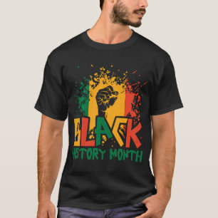 Black History Month African Roots Pride BHM T-Shirt