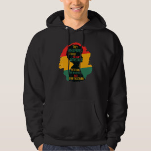 Black History Month African Woman Afro I Am The S Hoodie