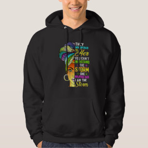 Black History Month African Woman Afro I Am The S Hoodie
