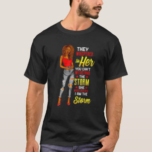 Black History Month African Woman Afro I Am The S T-Shirt