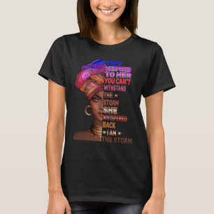Black History Month African Woman Afro I Am The S T-Shirt