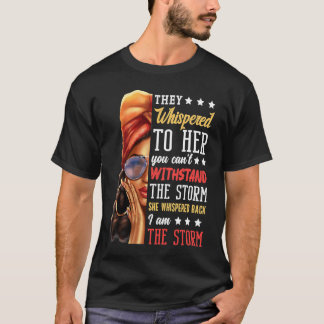 Black History Month African Woman Afro I Am The S T-Shirt