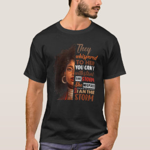 Black History Month African Woman Afro I Am The S T-Shirt